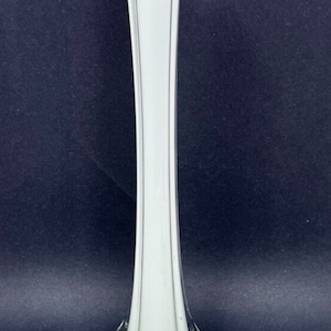 Blumenvase, Glas Eiffelturm Weiß, 30cm hoch