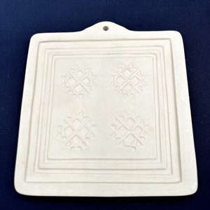 Brown Bag Cookie Art Paper Chocolate Mold AMISH VARIABLE STAR 1994