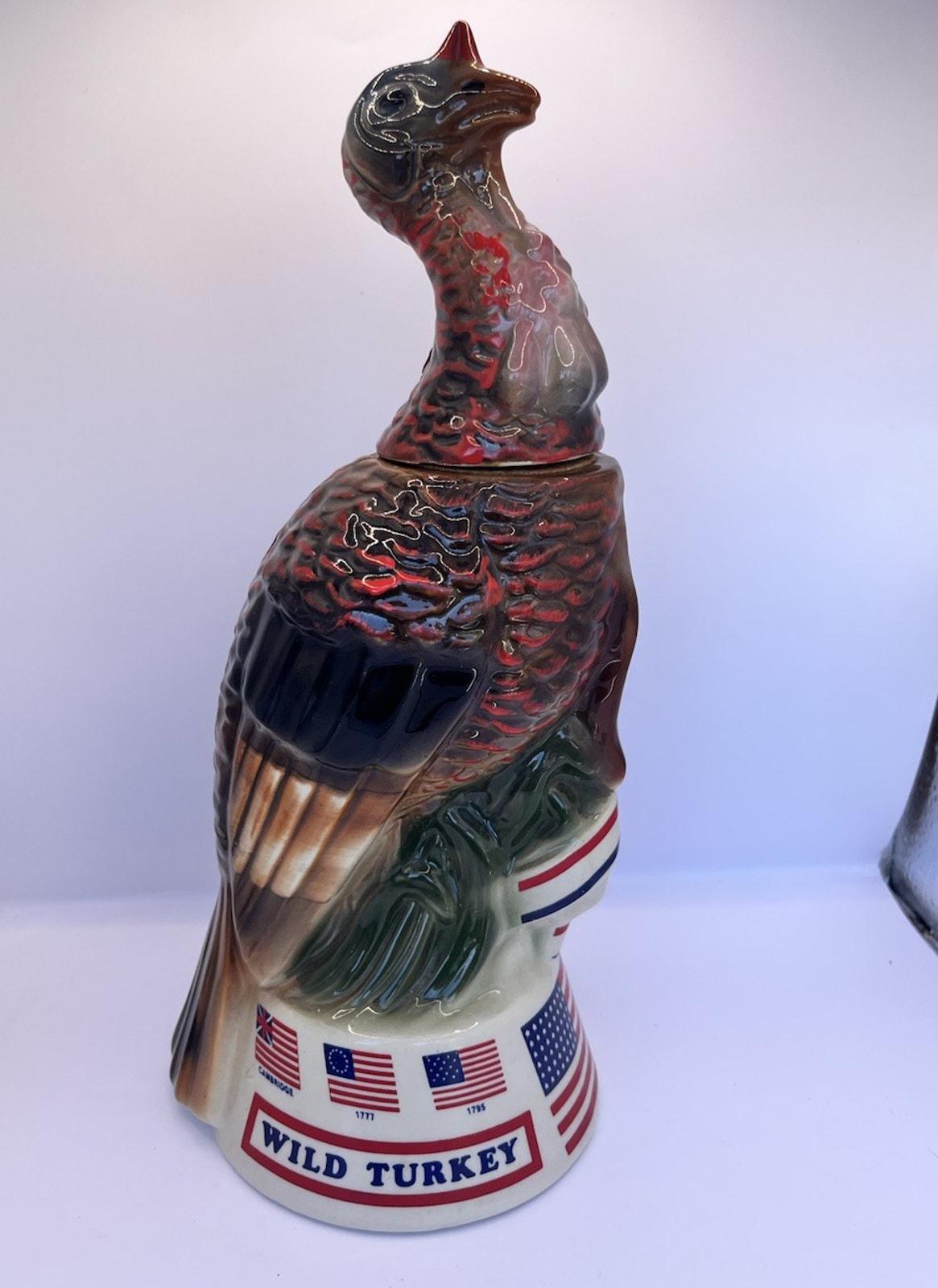 Vtg Wild Turkey Bourbon Whiskey Decanter Austin Nichols Spirit of