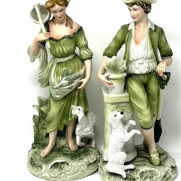 Hand Painted Japan Figurines Etsy