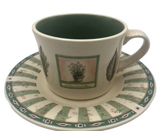 Pfaltzgraff Porfolio Nature Good Stoneware Cup and Saucer