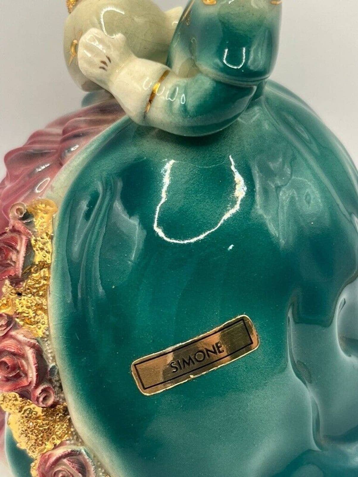 工芸品 Simone Josef Original Figurine SIMONE Pottery Original on the Bottom Made