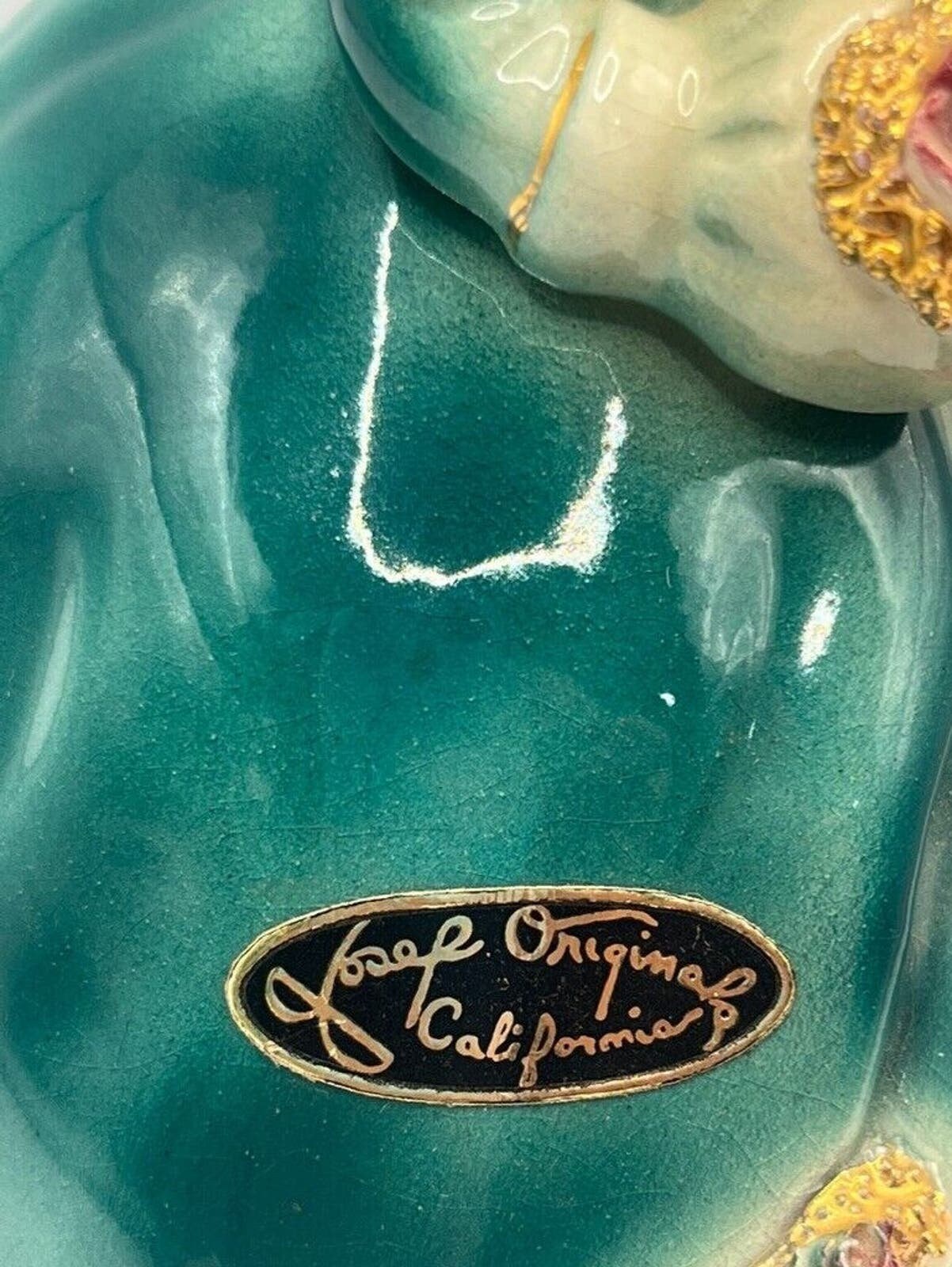 工芸品 Simone Josef Original Figurine SIMONE Pottery Original on the Bottom Made