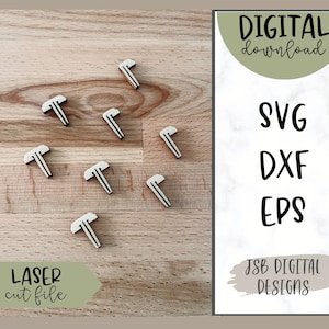 Glowforge Pins | Laser Cut File SVG | Honeycomb Pins | Glowforge Crumb Tray Pins | Digital Download | Instant Download