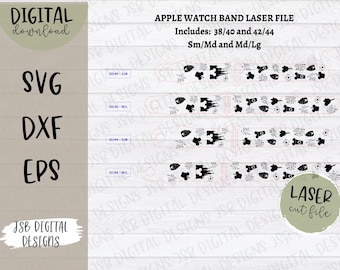 Florida Parks Snacks Apple Watch Band Laser File | SVG DXF EPS (Digital Download)