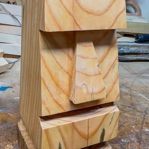 Tiki Head Statue Bandsaw Plans