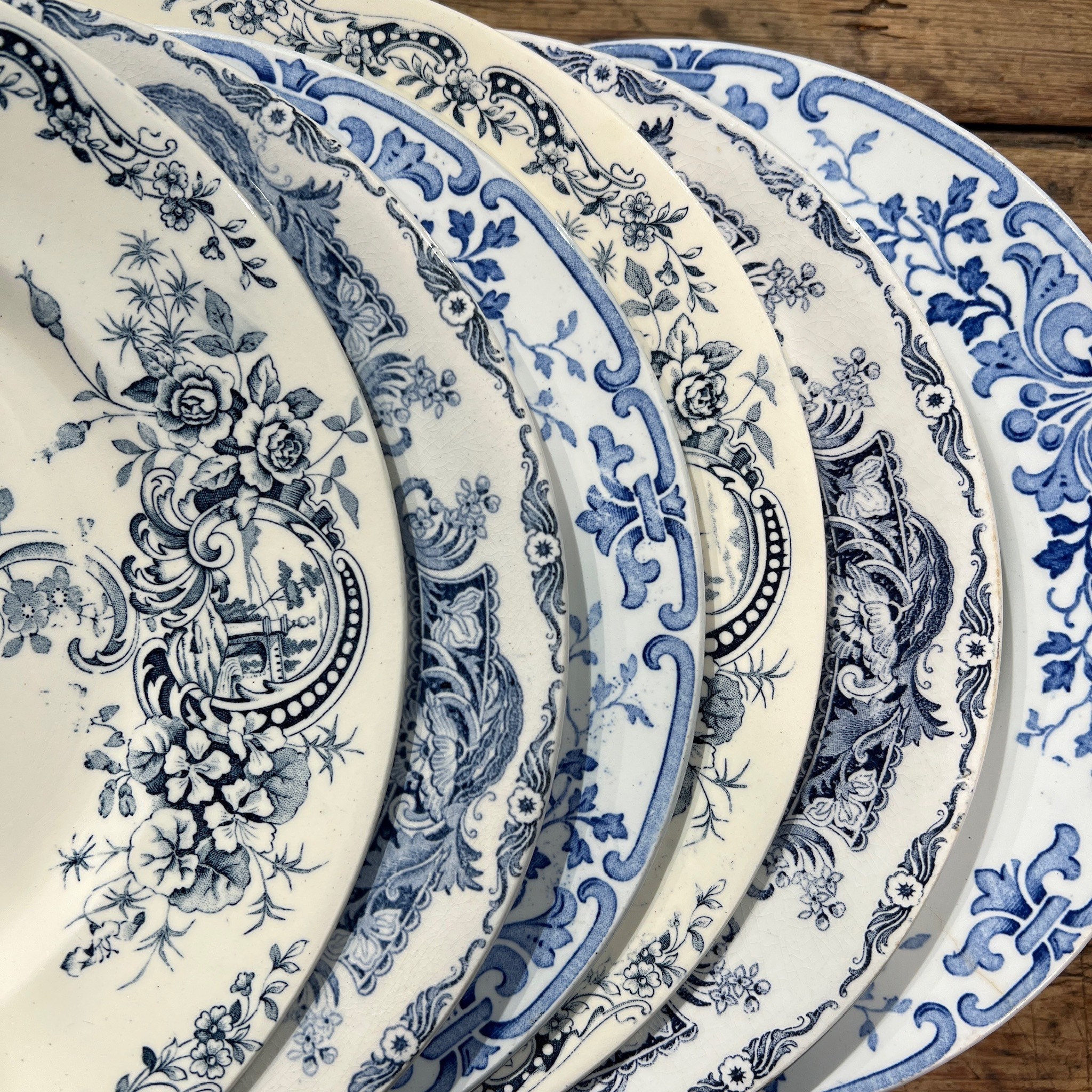 Antoinette - 6 Assiettes Plates