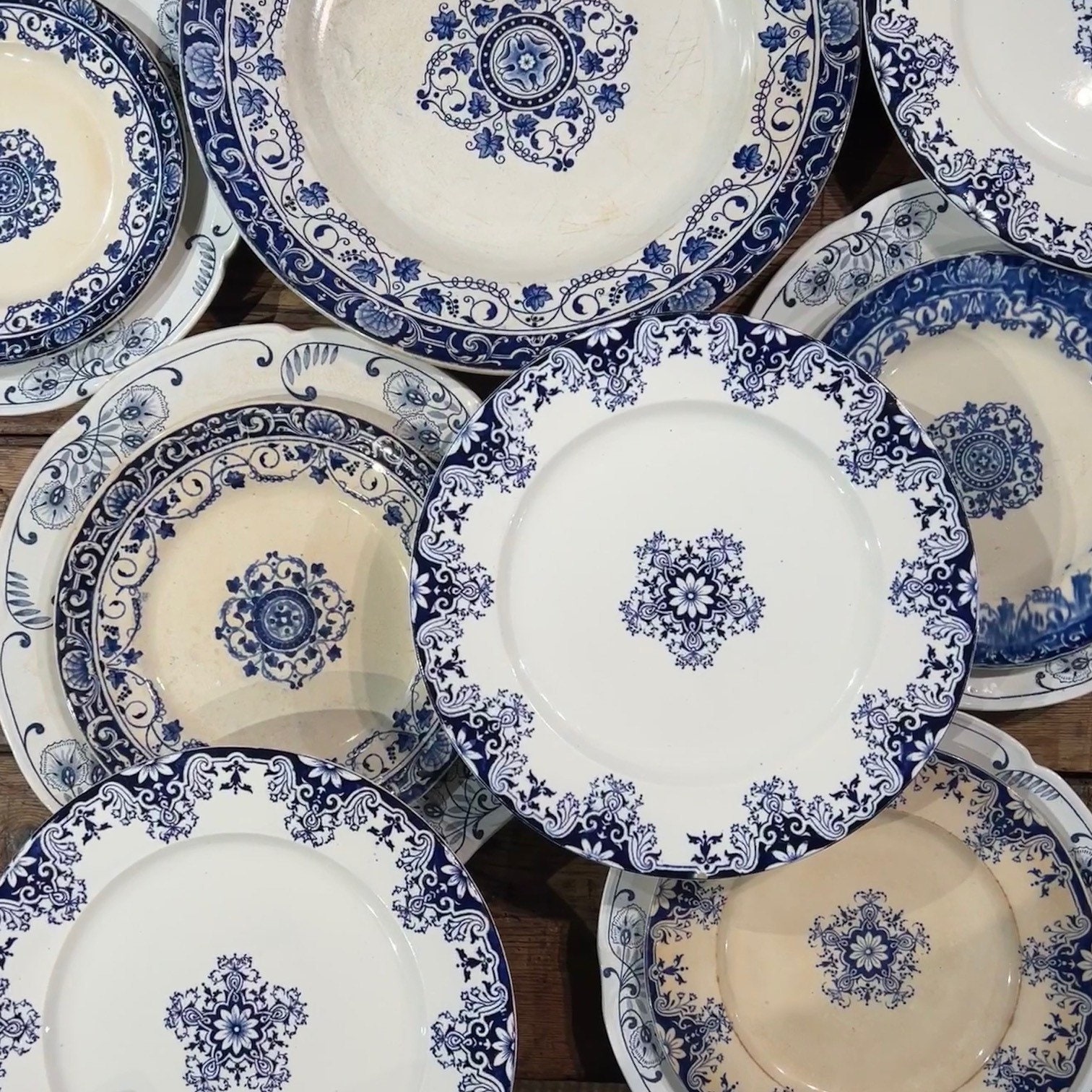 Juline - 6 Assiettes Plates