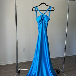 Azure | vintage 90&#39;s Zum Zum satin mermaid gown