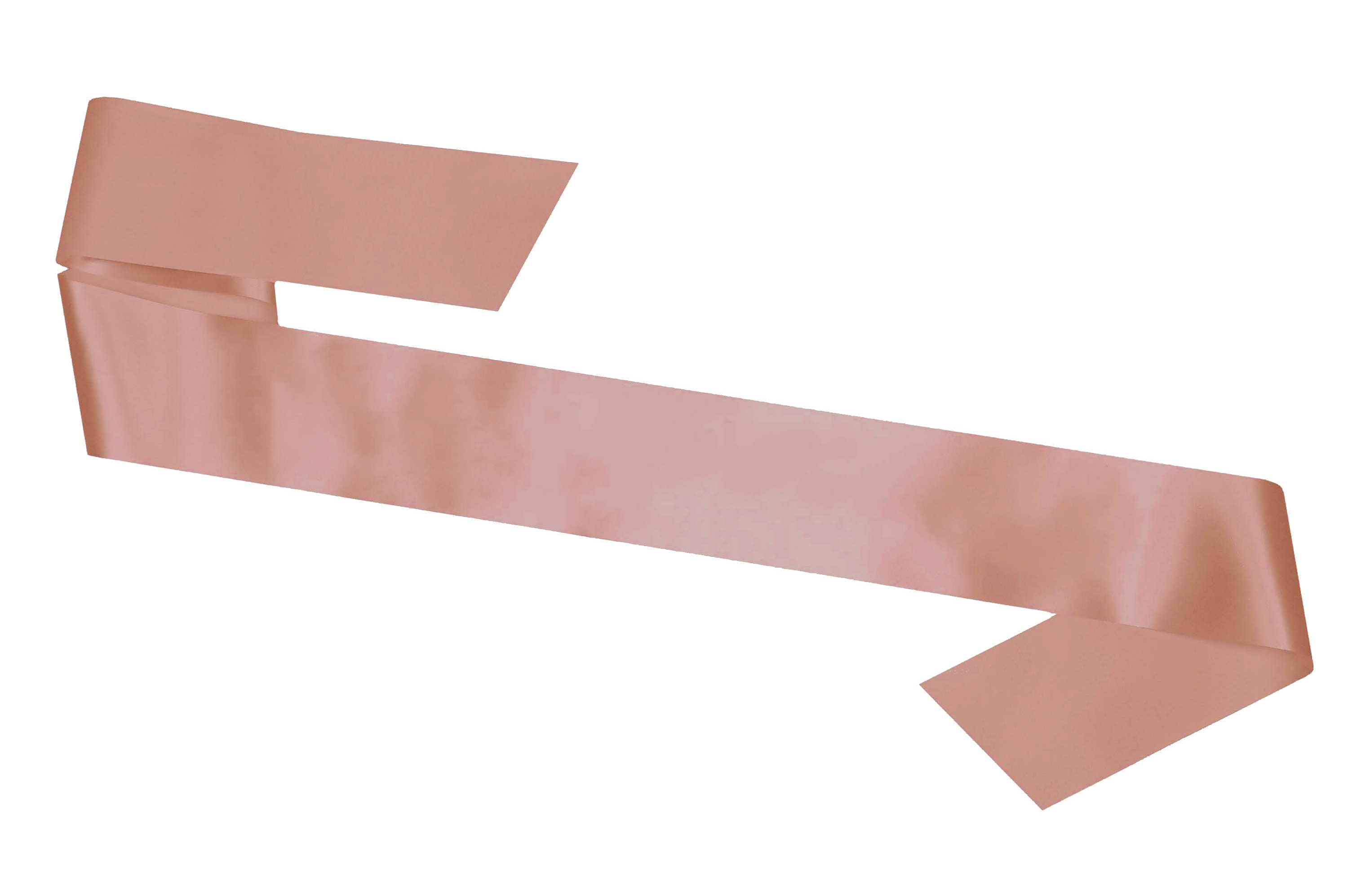Plain Sash - Rose Gold Dark - Make your Own sash - add your own text and decoration at home - Any Colour Ribbon!