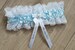 Personalised Garter - White and Blue - Something Blue - Wedding Gift for the Bride - Ideas Presents 