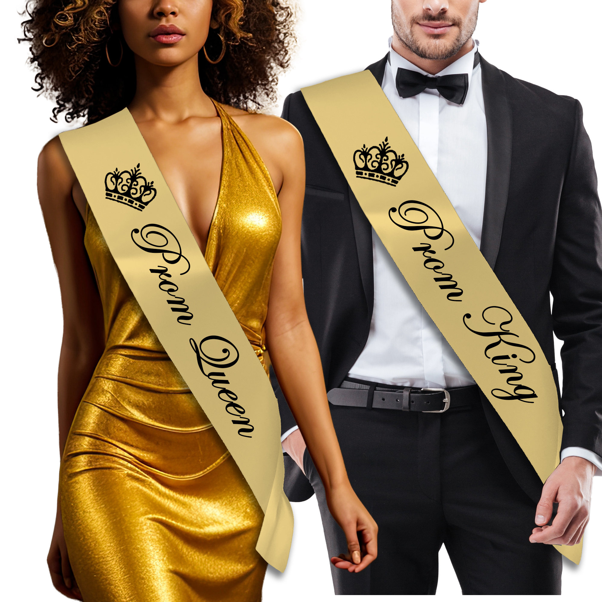 Sash for spicing up a prom or bridesmaids dress Customizable prom sash for bouquets main image 2