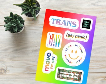 LGBTQ+ PRIDE - Sticker sheet