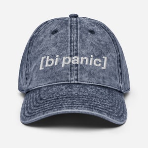 BI PANIC Vintage Cotton Twill Cap image 2