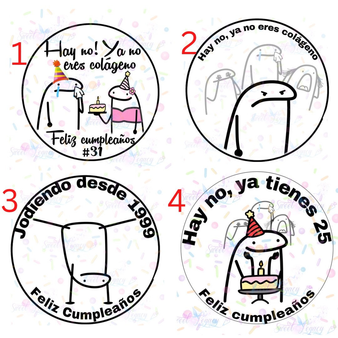 Flork Edible Cake Topper Cupcakes Topper Flork Meme Etsy