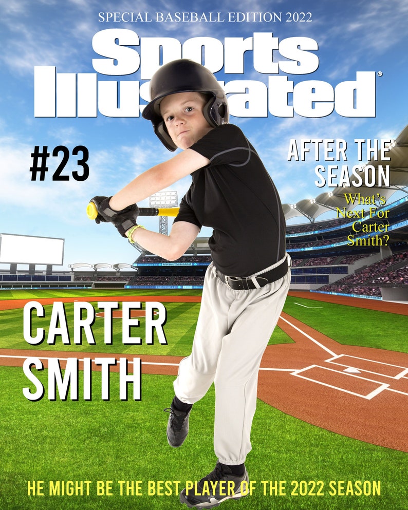 Custom Sports Illustrated Magazine Cover / Sports Magazine Etsy