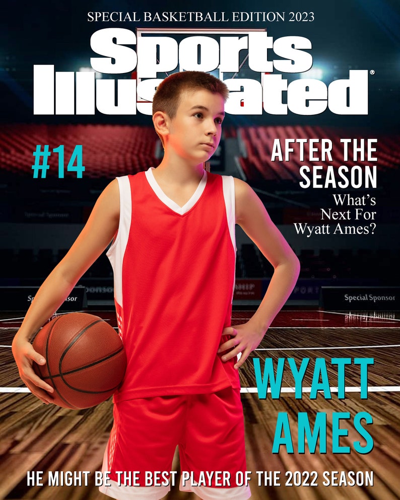 Custom Sports Illustrated Magazine Cover / Sports Magazine Etsy