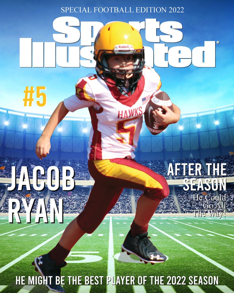 Custom Sports Illustrated Magazine Cover / Sports Magazine Etsy