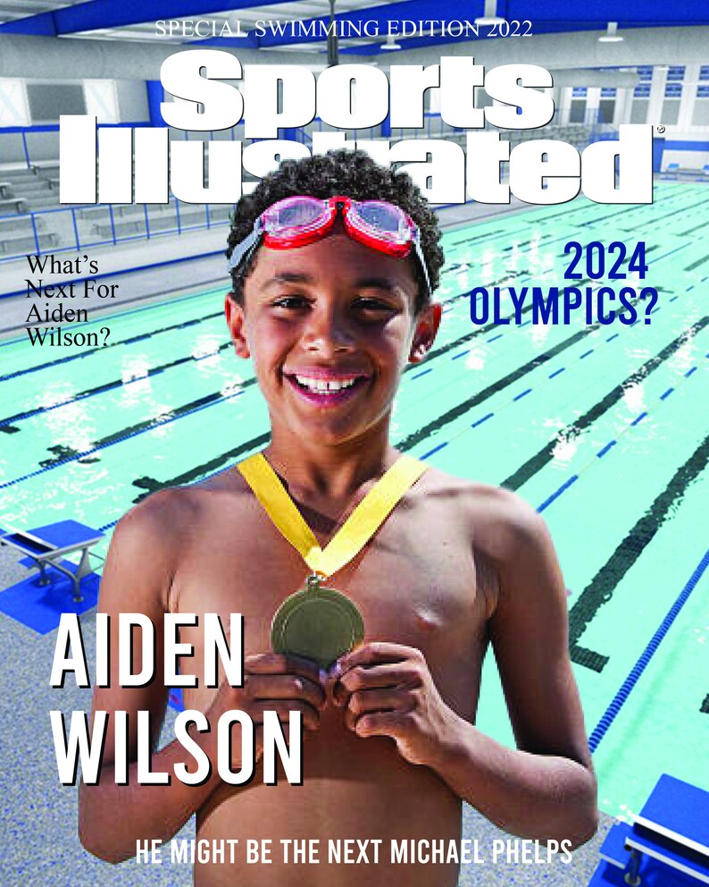 Custom Sports Illustrated Magazine Cover / Sports Magazine Etsy