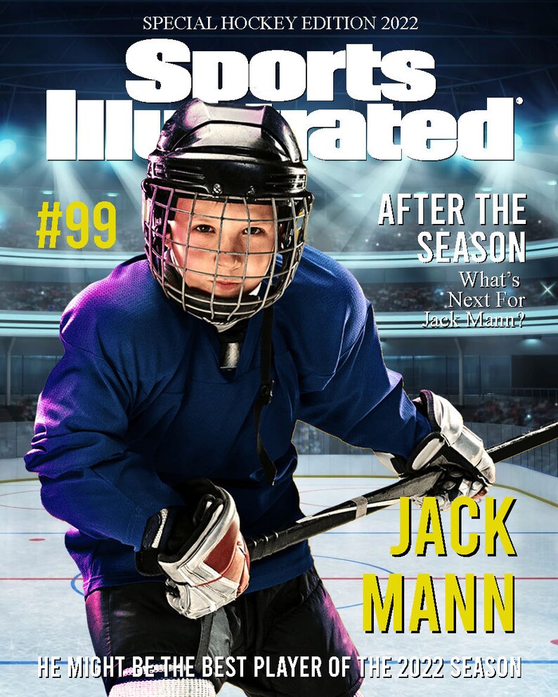 Custom Sports Illustrated Magazine Cover / Sports Magazine Etsy