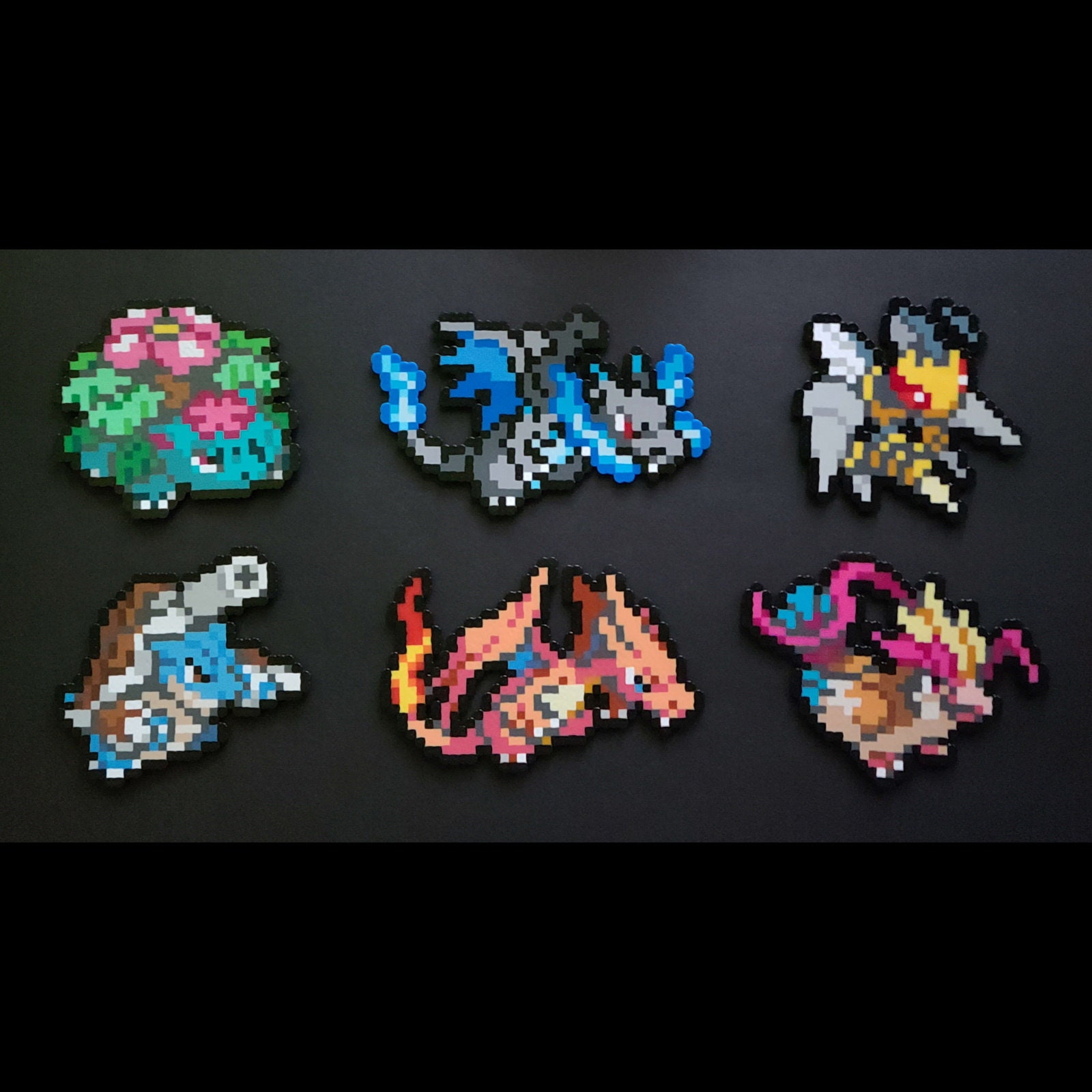 Pokemon - Charizard - Perler Bead Art - Small-Medium - Cute Charizard  Sprite!!!