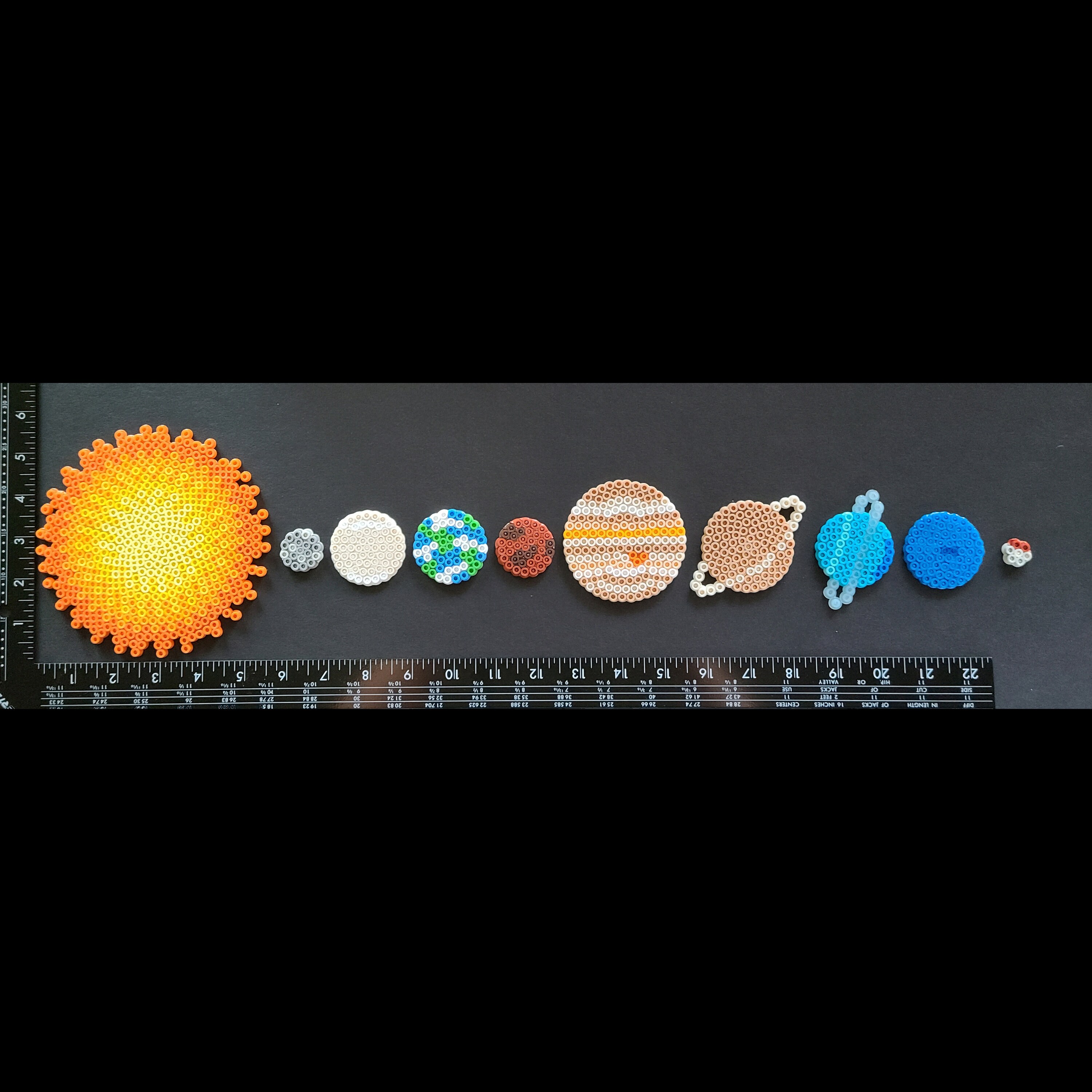 Solar System Perler Bead Art Set Etsy Singapore
