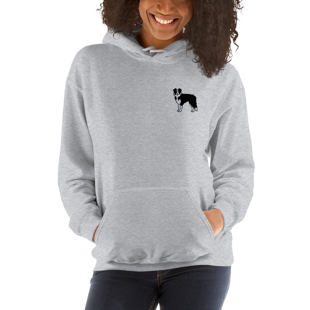 Border Collie Hoodie Border Collie Jumper Border Collie Sweatshirt
