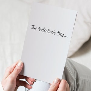 Cette carte-cadeau sale de Saint-Valentin pour lui | Cadeau pour petit ami ou mari | Carte Saint-Valentin