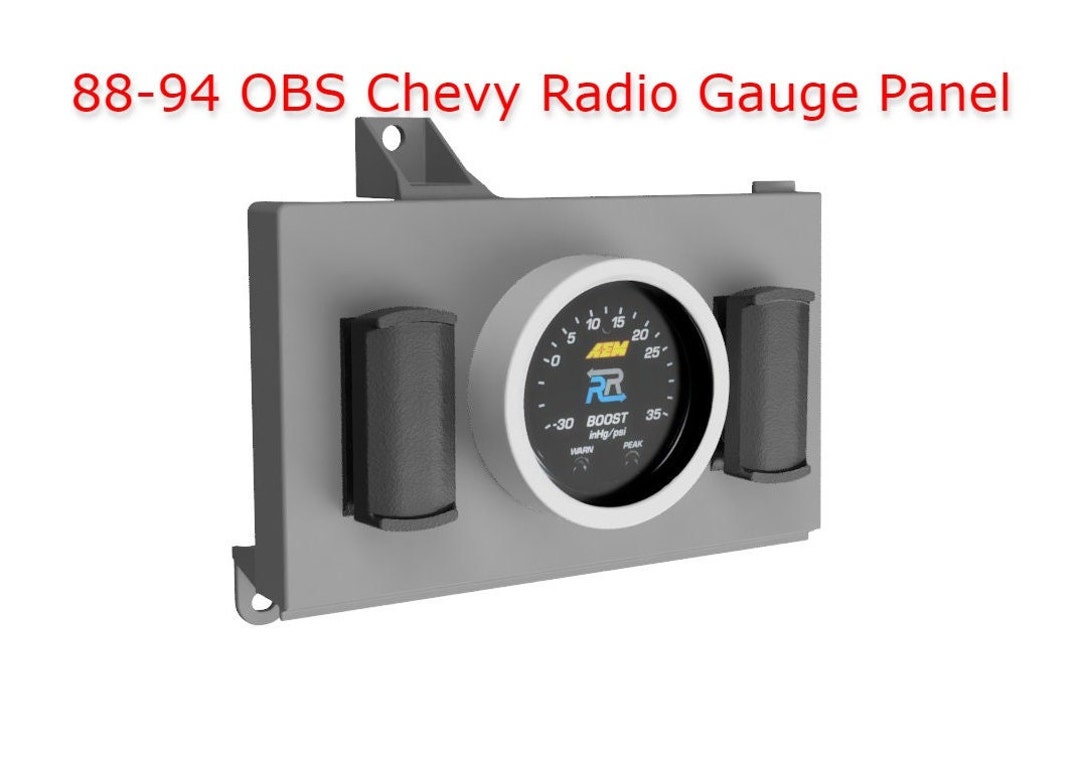 88-94 OBS Chevy Radio Replacement Panel GMT400 - Etsy