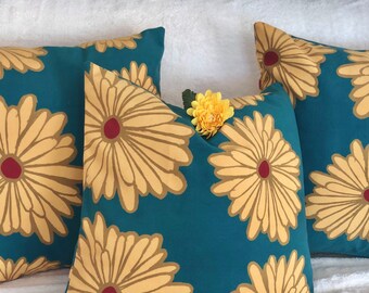 Pier 1 Pillow Covers 16”x16” Florals/Stripes Reversible Zippered 5 available Pier 1 Pillow Covers 16”x16” Florals/Stripes Reversible Zippered 5 available