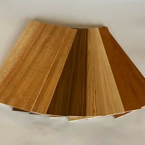 100% All Natural Hardwood Maple, Walnut, African Mahogany & Cherry  1/8&quot; thick | Glowforge-Ready | all hardwood not plywood | FREE SHIPPING!