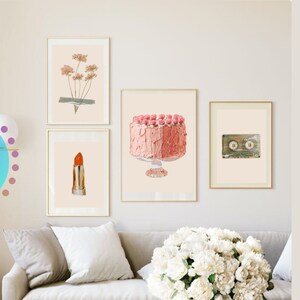 Vintage Sad Girl Poster Set| Vintage Posters| Retro Posters| Digital Wall Art | Digital Prints | Poster Set| Sad Girl Art| Living Room Art