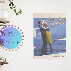 La La Land Poster| LA LA LAND| Emma Stone| Ryan Gosling| Movie Poster| Film Print| Retro Print| Vintage Print| La La Land Print| Movie Print