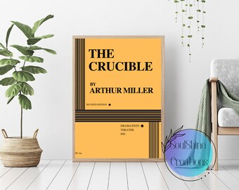 The Crucible Poster | Arthur Miller Poster | Theatrical Play Poster | digital print | theater poster | Theater wall art | broadway print |