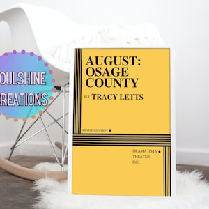August: Osage County Poster| Play Poster| Theater Poster| Tracy Letts Poster| Printable Poster| Digital Poster| Broadway Poster| Art