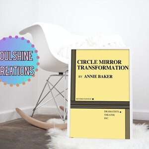 Circle Mirror Transformation Poster| Play Poster| Theater Poster| Annie Baker Poster| Printable Poster| Digital Poster| Broadway Poster| Art