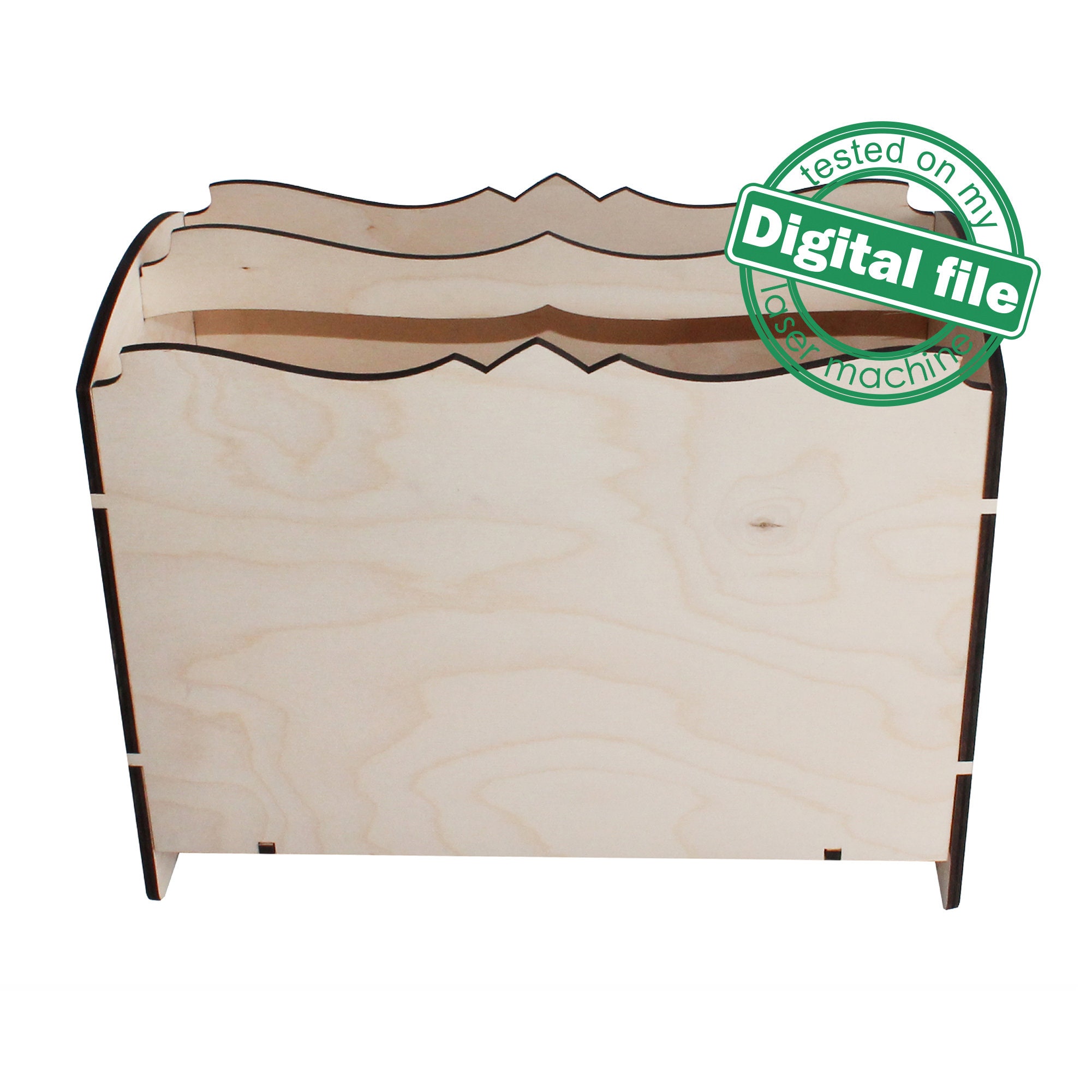 DXF SVG Files for Laser Magazine Holder Storage Paper Home - Etsy
