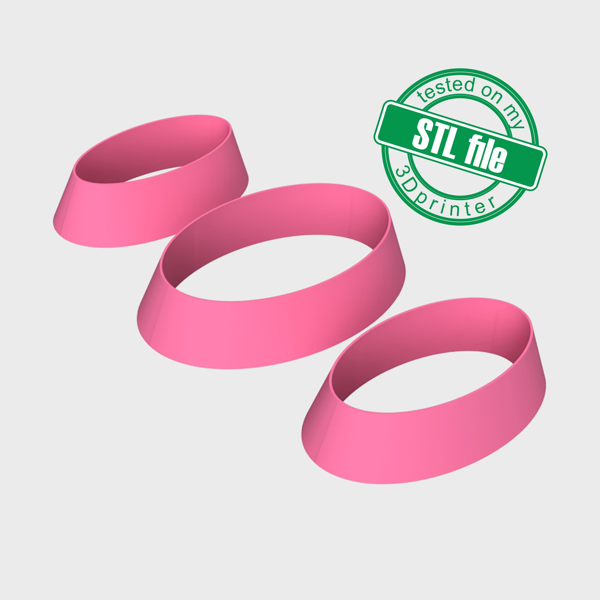 Basic Shape Stl Files Basic Shapes Oval 3 Sizes Digital STL File for 3D Printing - Etsy