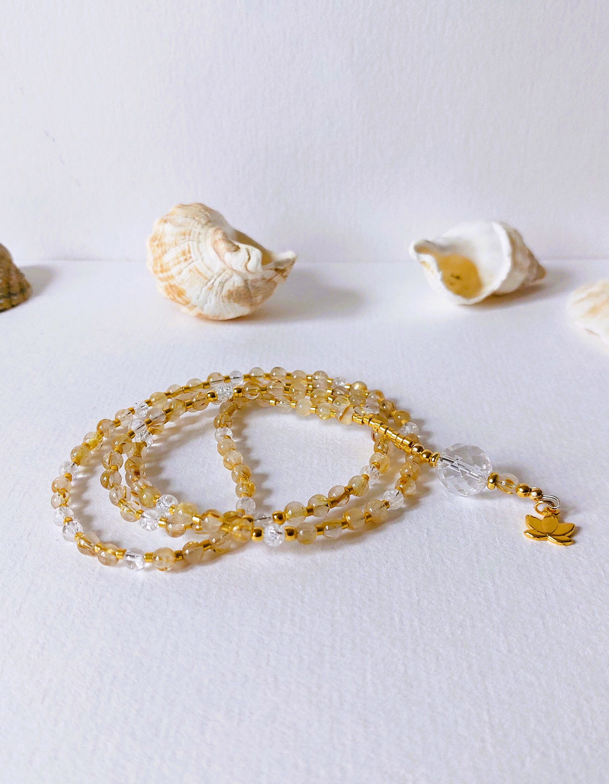 Sandalwood Pearls Freshwater Seed Pearls Stardust Pearl Bracelet Gold
