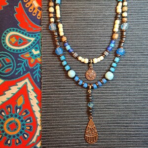 Samudrahalsband med Java-pärlor