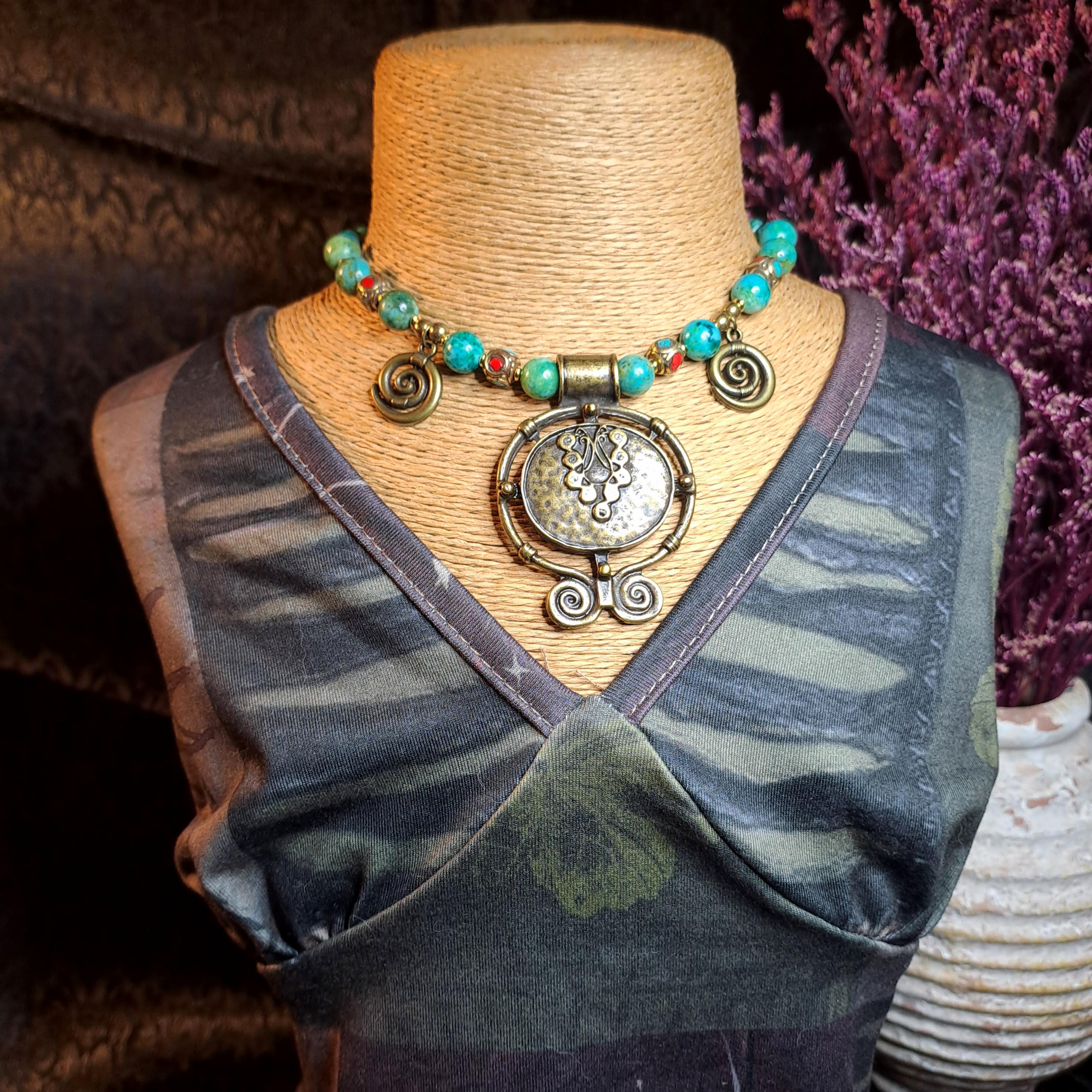 Pendente Con Pietersite E Argento - Tibet Milano - Foto 4