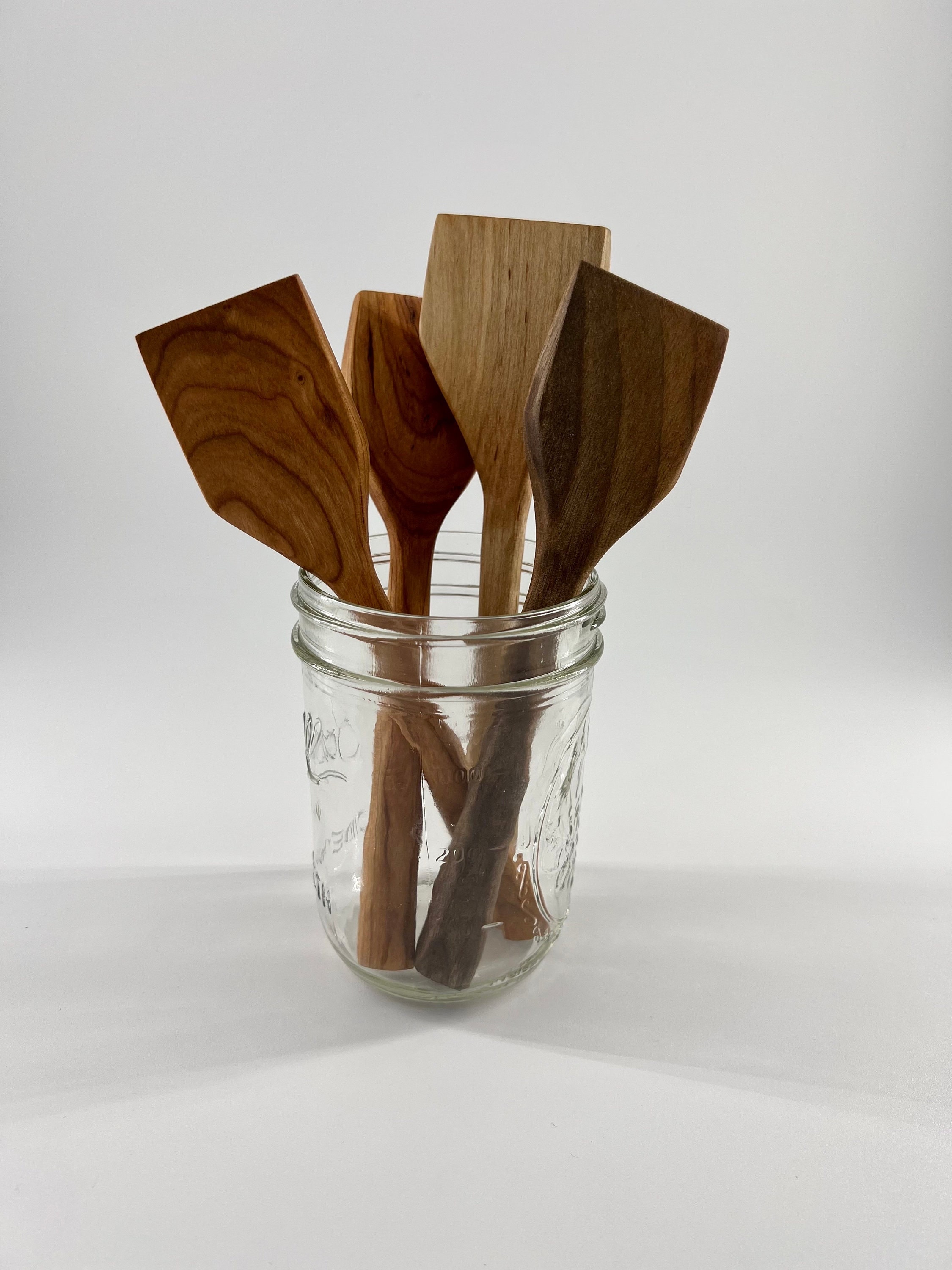 Body Builder Oak Wood Spatula Kitchen Utensils Gift Wooden 