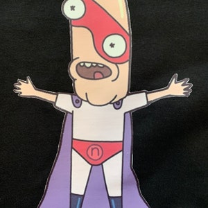 Noob Noob from Rick & Morty premium T-Shirt in Mens sizes S-3XL in black or white! Printed on Kirkland brand T-Shirts!