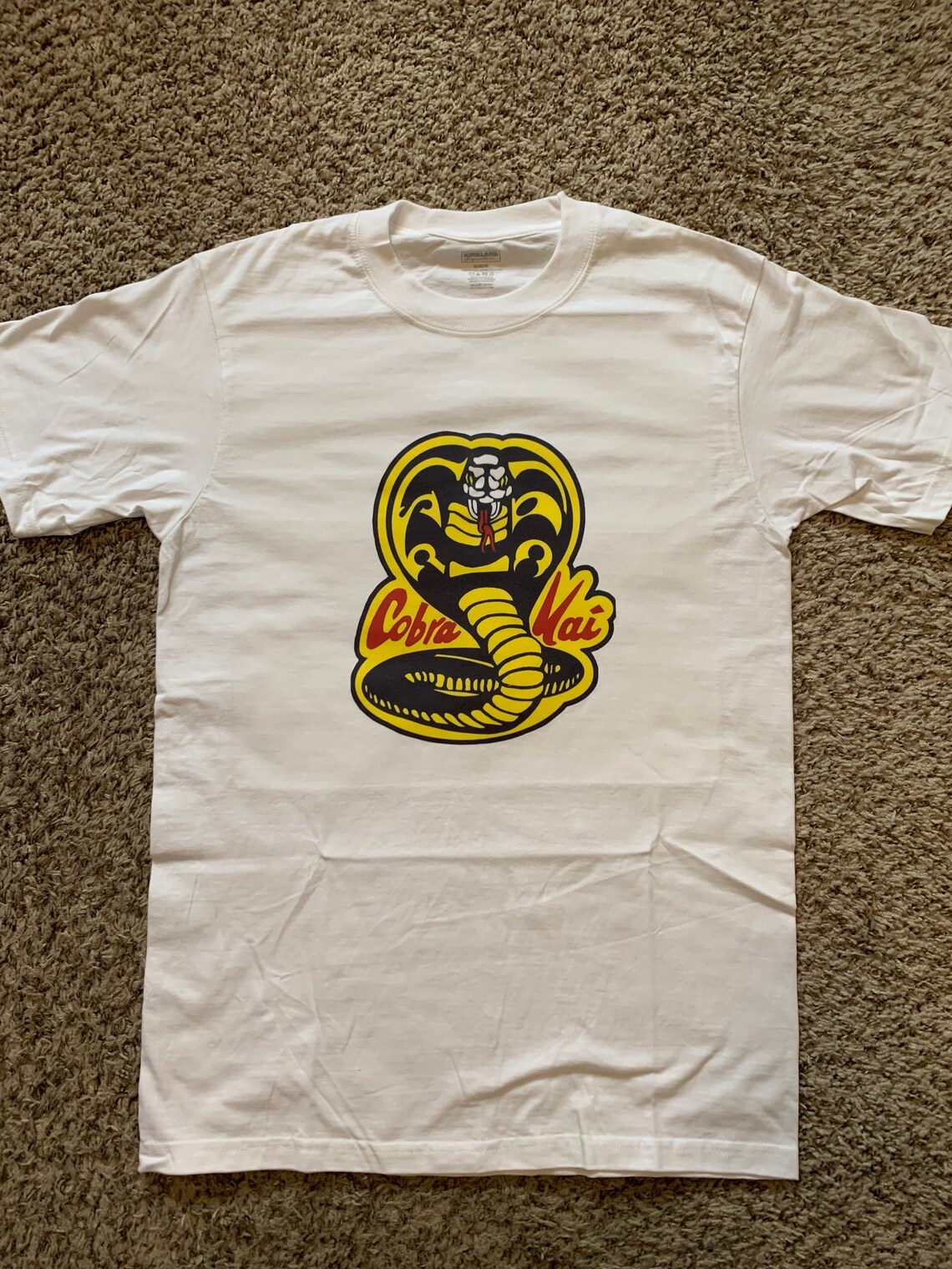 Cobra Kai Premium T Shirt in Mens Sizes S-3XL in Black or White Printed ...
