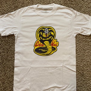 Cobra Kai Premium T Shirt in Mens Sizes S-3XL in Black or - Etsy
