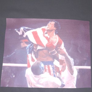 Rocky Balboa premium T-Shirt in Mens size S-3XL in White or Black! Printed on Kirkland brand T-Shirts!