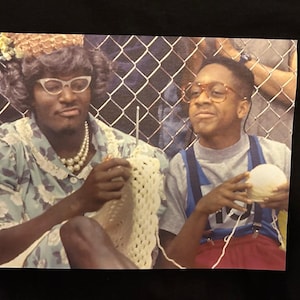 Grandmama & Steve Urkel Premium T shirt in Mens size S-3XL in Black or White! Printed on Kirkland brand T shirts!