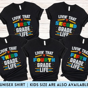 Back To School Shirt, Teacher Life Shirts, Funny Teacher Team Tees, Matching Group Teacher TShirt, Third Grade Level 3rd Team, 1st 2nd 4th