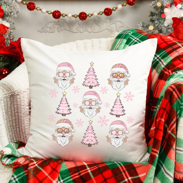 Black Santa Pillow Case Etsy