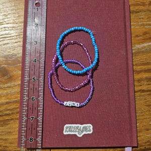 Arcane Jinx Inspired Set of 3 Beaded Bracelets | Friendship Bracelets | 3-Pack